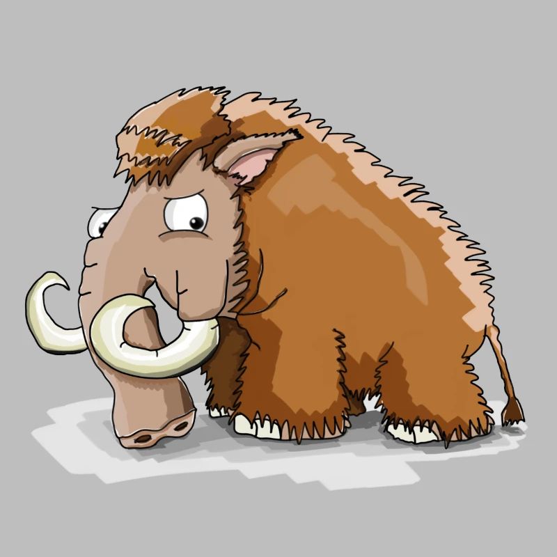Grumpy Mammut! Geschenk Idee