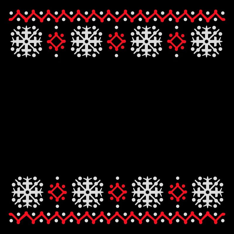 pull moche motif de Noël flocons de neige cool