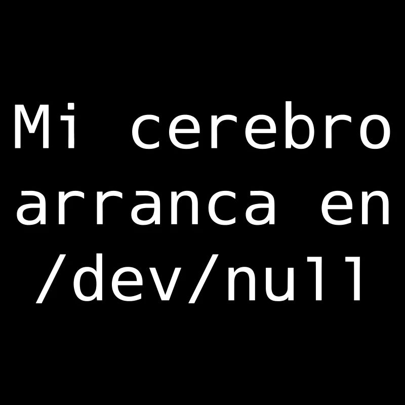 My brain starts in /dev /null