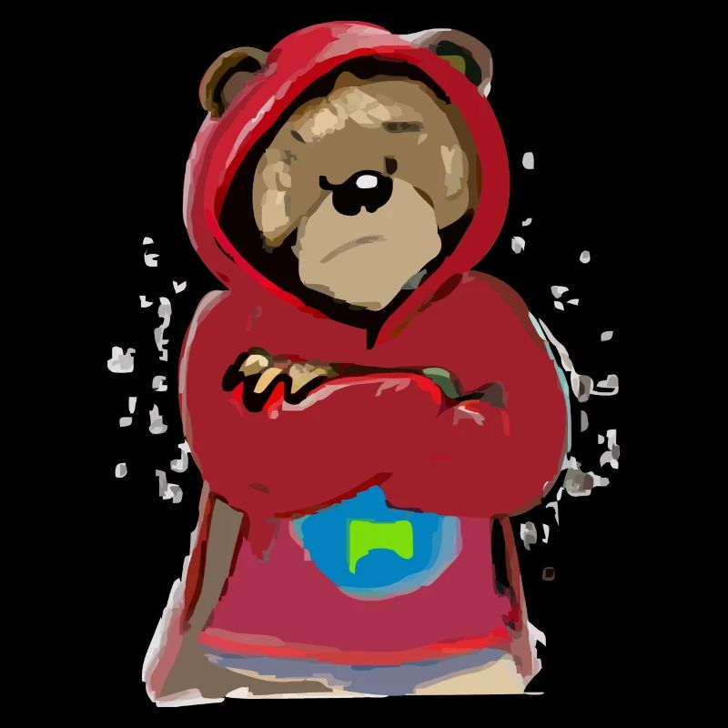 Bloo the grumpy bear