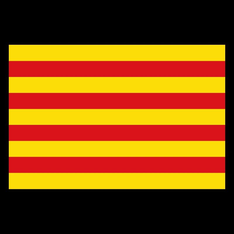 Drapeau de la Catalogne drapeau Catalan Barcelone