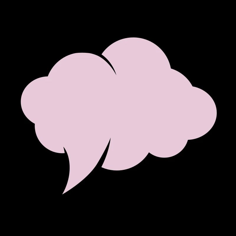 Comic speech bubble