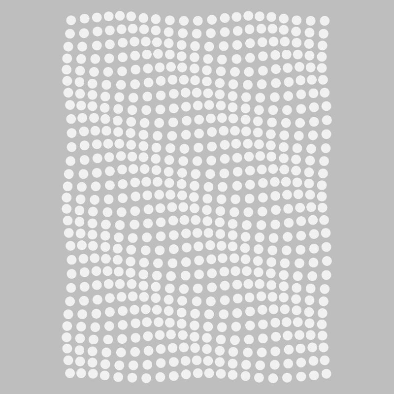 Optical illusion waves effect