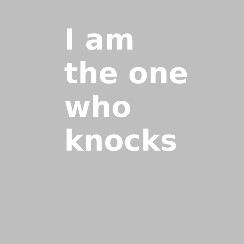 I am the one who knocks walter white