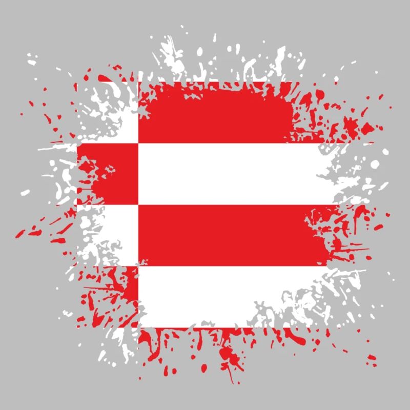 Drapeau de Brême éclaboussures de taches de couleur