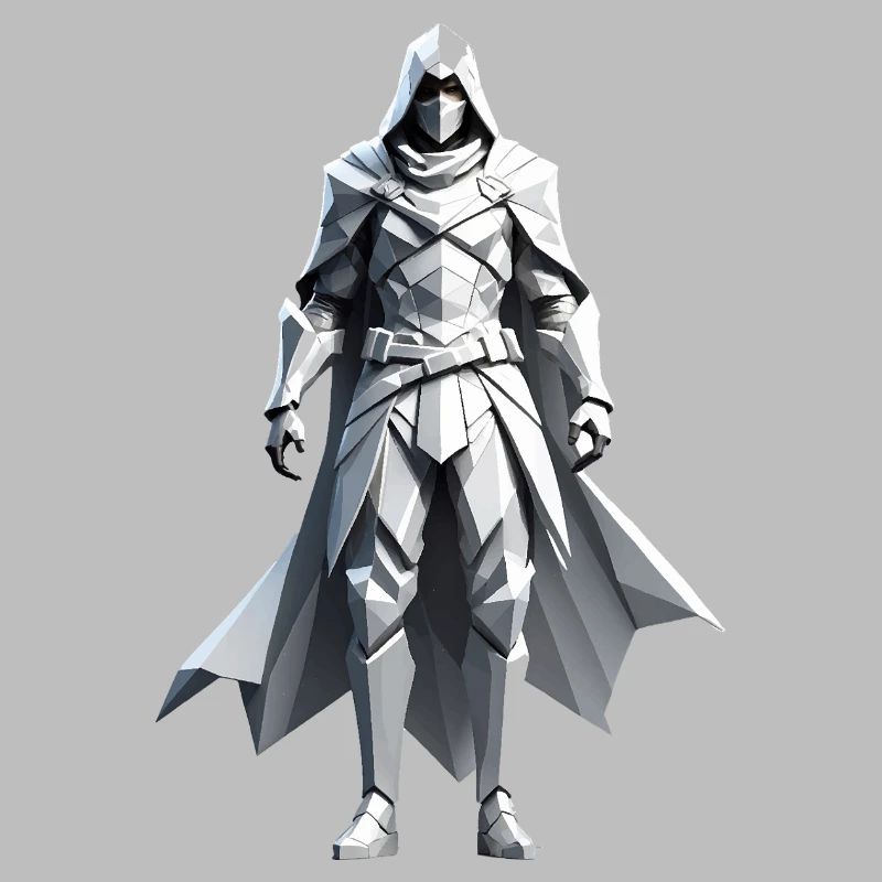 Assassin - Conception de jeux vidéo Low Poly