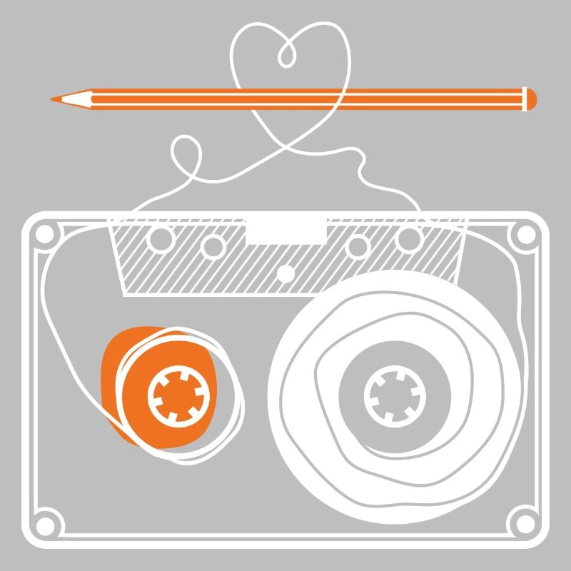 Cassette avec crayon