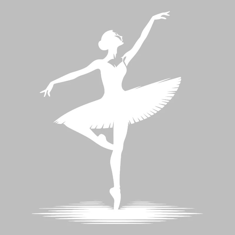 Conception de danse esthétique avec pose classique
