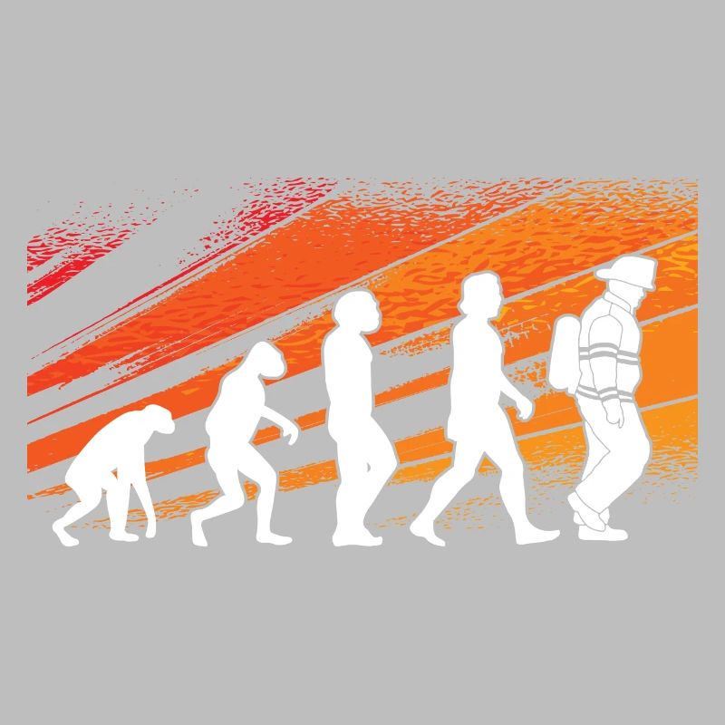 Evolution Pompier Rétro Métier de Pompier
