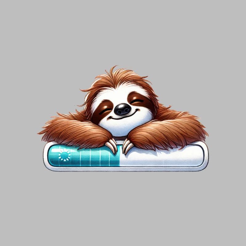 Relaxed Sloth Loading Bar