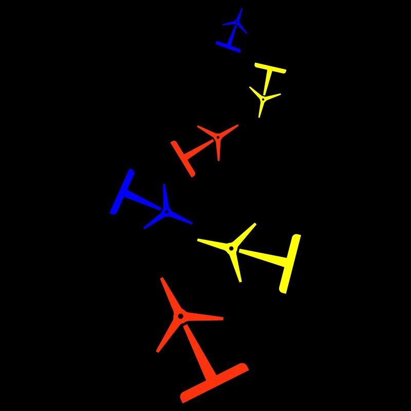 Windrad Silhouette