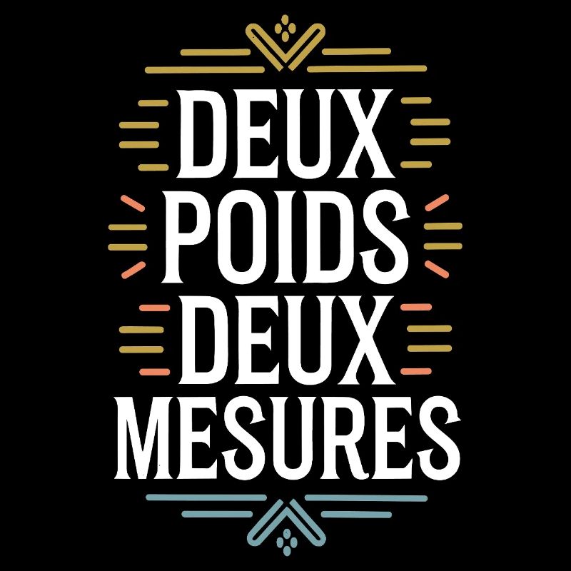 Deux poids deux mesures