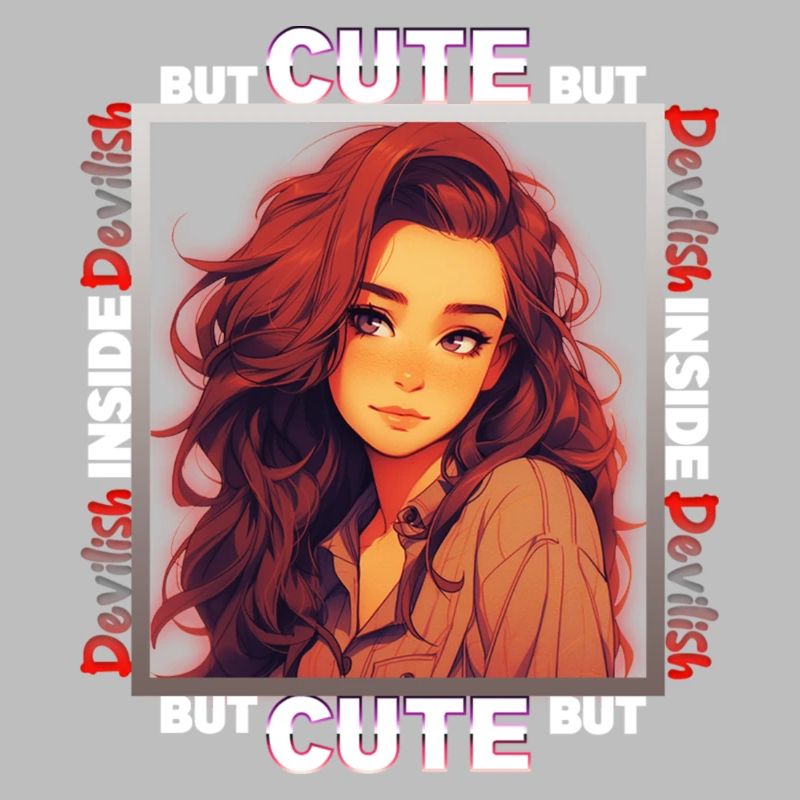Cute but devilish inside