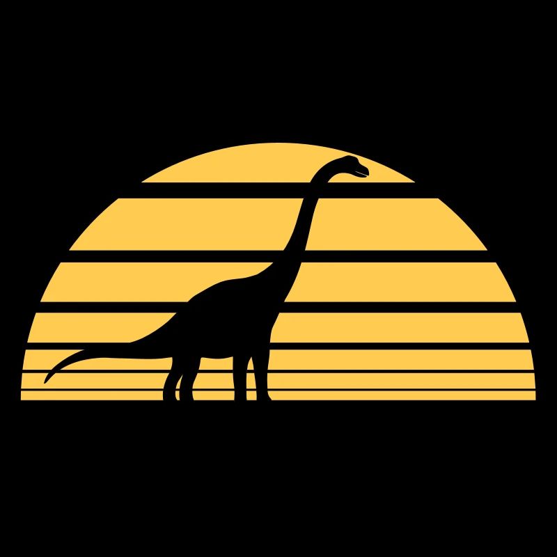 sun sunrise coucher du soleil diplodocus long cou