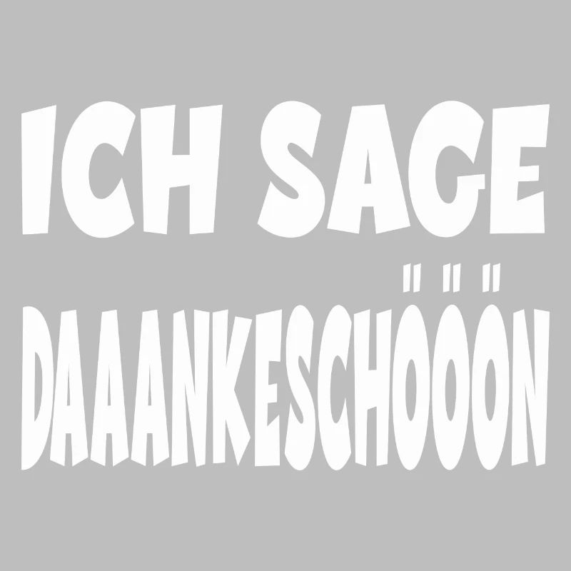 Ich sage Dankeschön für einen Kollege oder