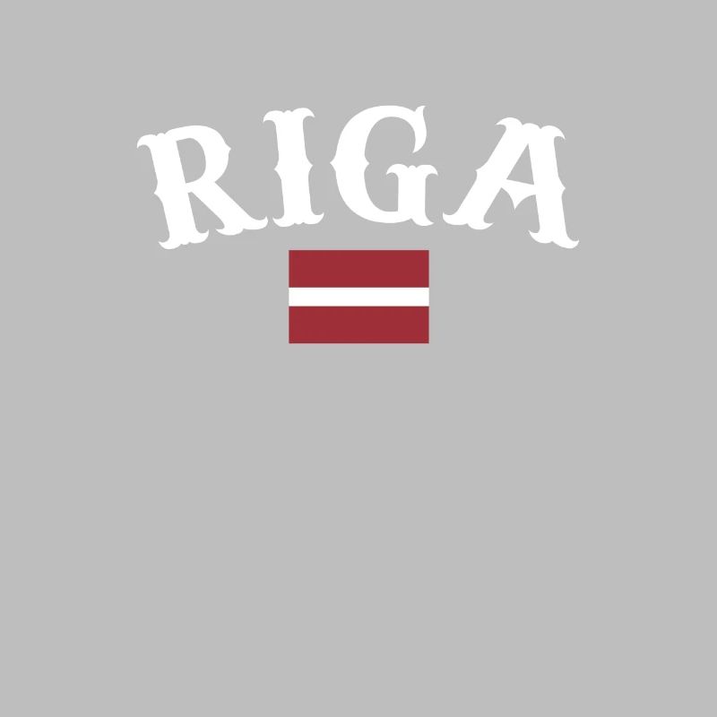 Riga Lettonie Drapeau letton Letton