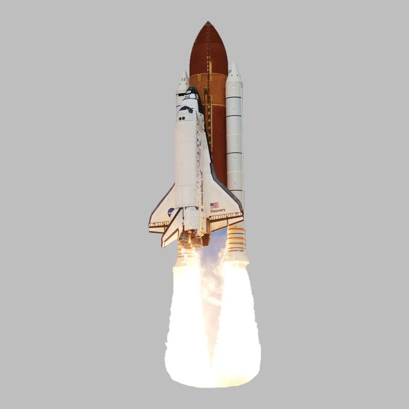 Lancement de la navette spatiale