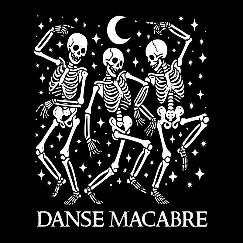 Danse Macabre Dancing Skeletons Halloween Français