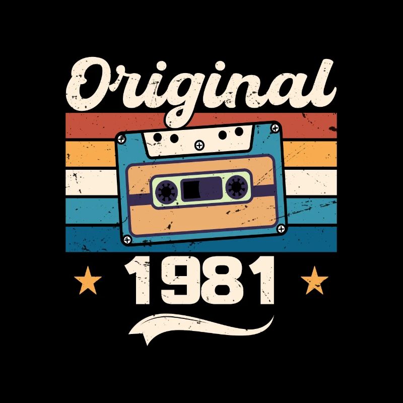 Born Gift Original 1981 Gift Idea 1981