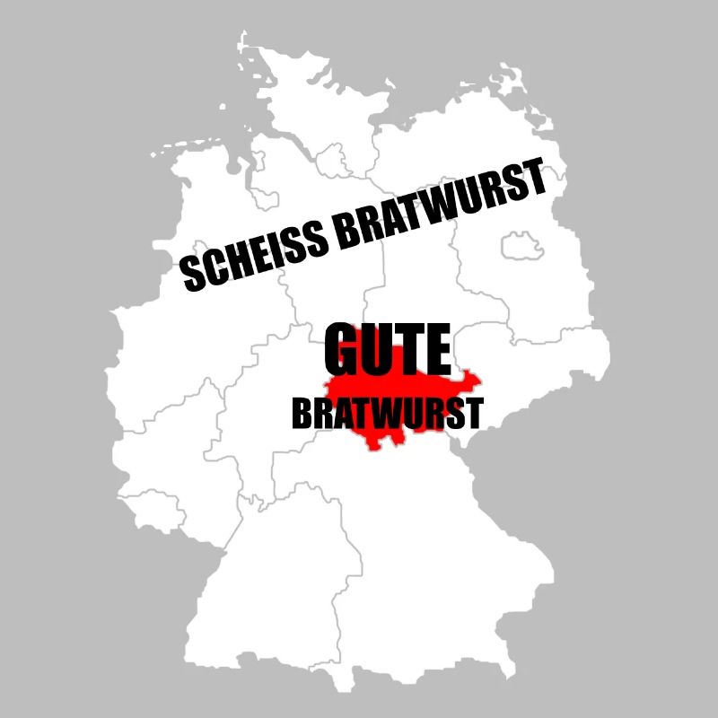 Thüringer Thüringen Bratwurst Geschenk