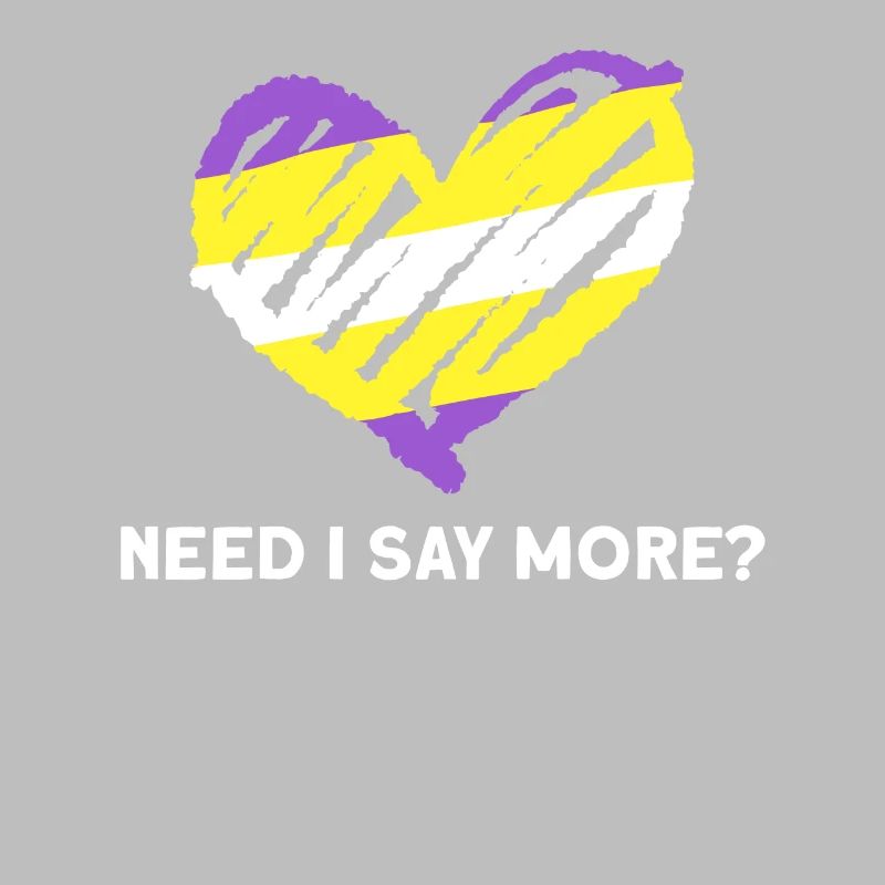 Non-binary non-binary flag LGBTQ gift