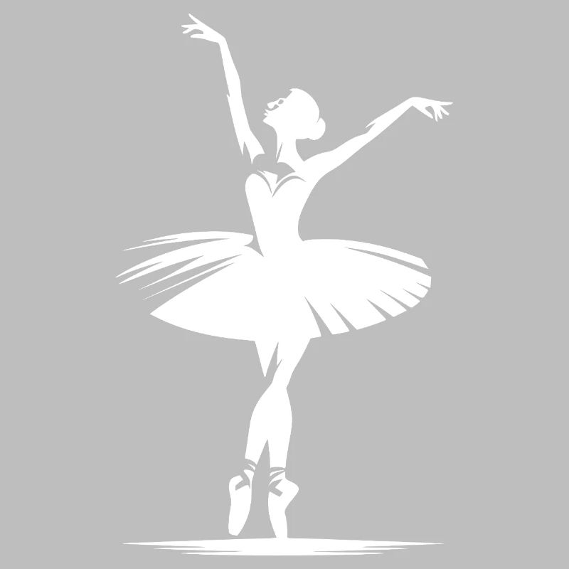 Danseuse avec élégance et pose de danse classique