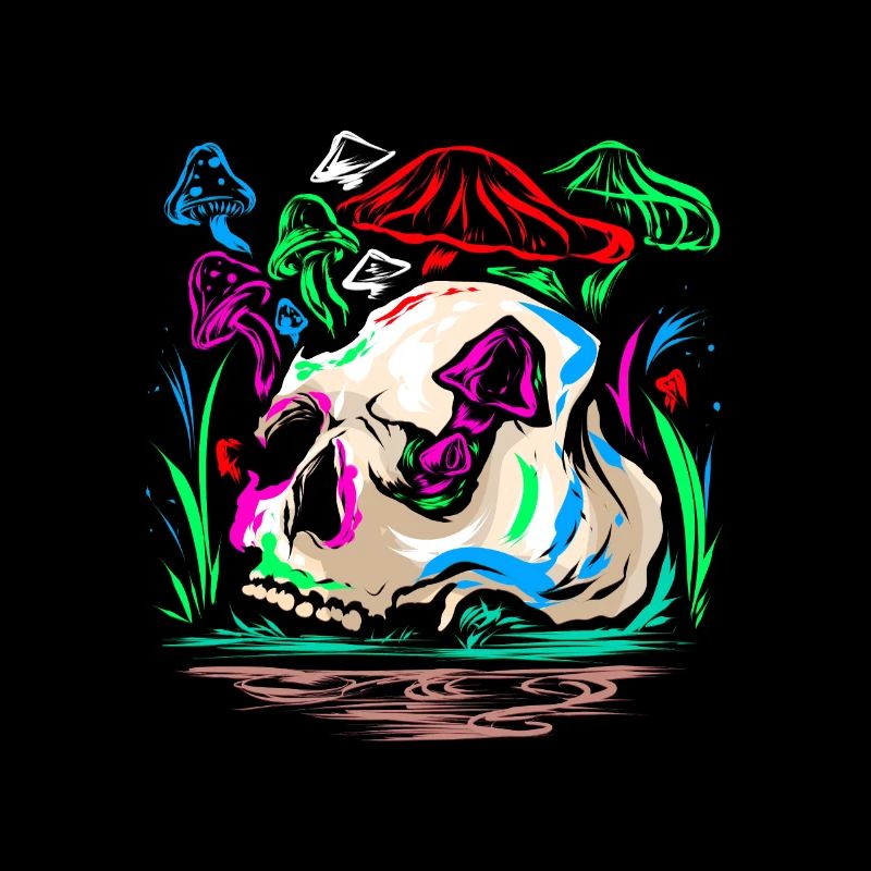 Psychedelic Magic Mushroom - Space Shroom