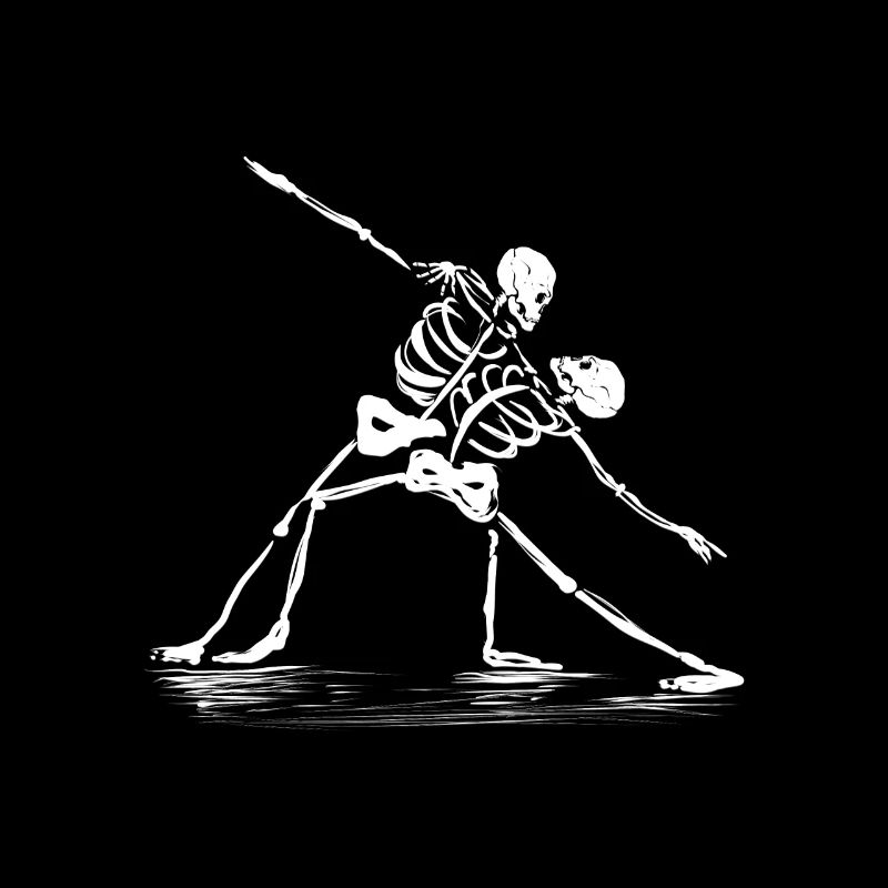Spooky Spooktober Dancing Skeletons Meme