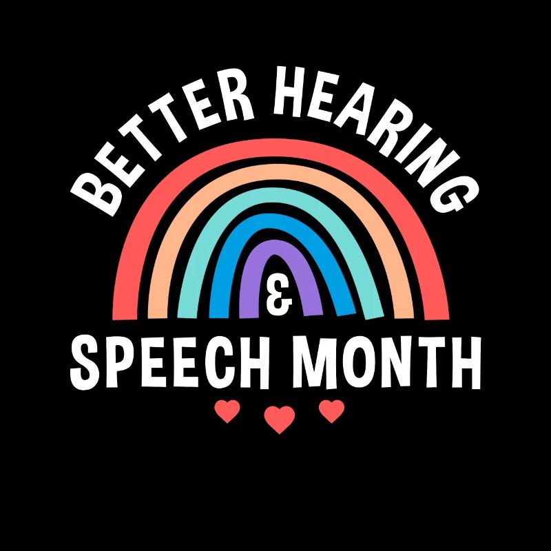 Better Hearing & Speech Month SLP Speech Therapist