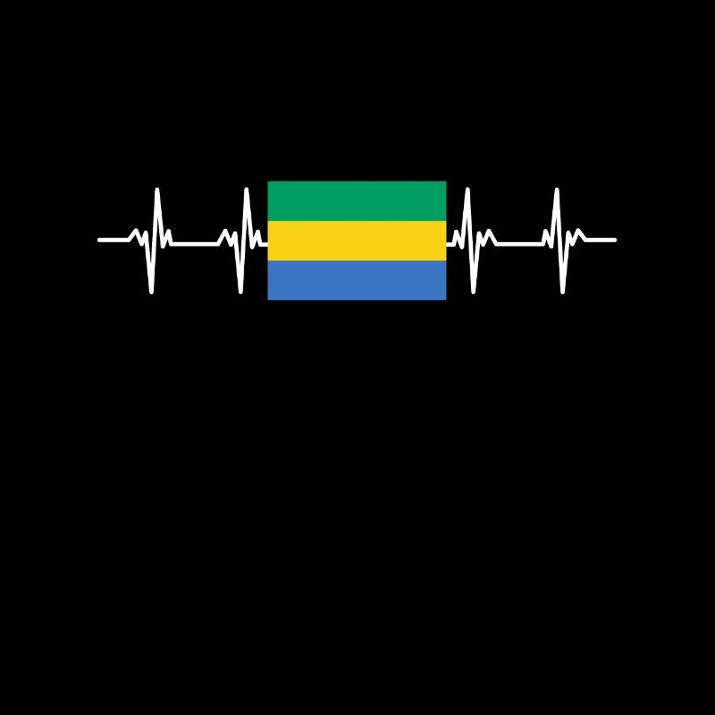 African Flag - Gabon