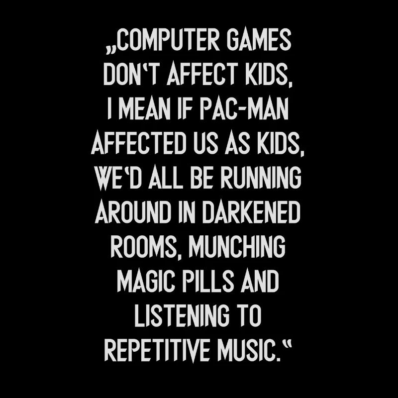 Computer games don't effect kids