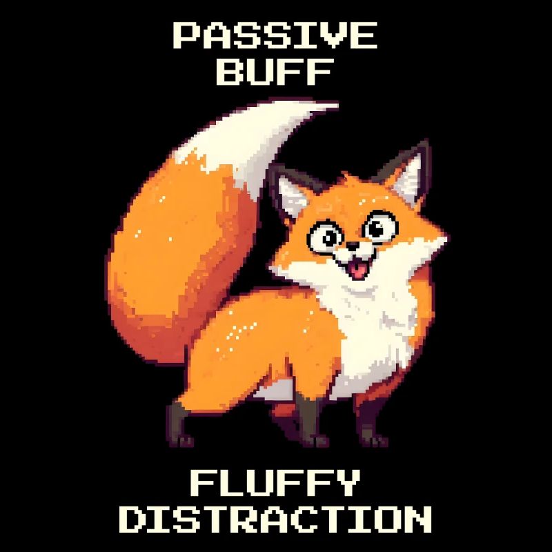 Fluffy Distraction | derpy fox