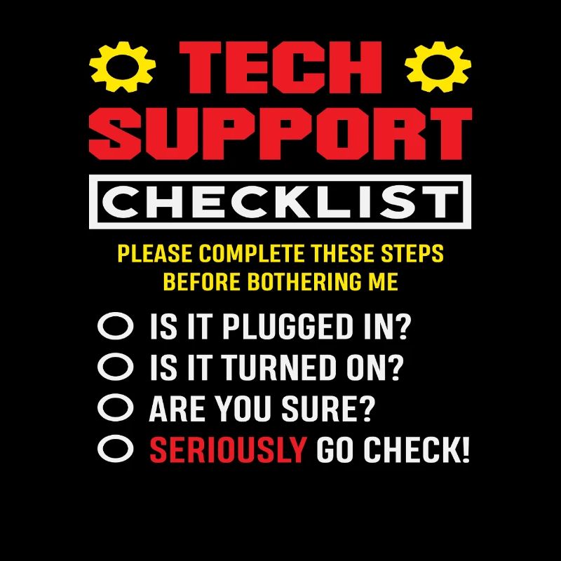 Liste de contrôle du support technique Plugin Admin IT