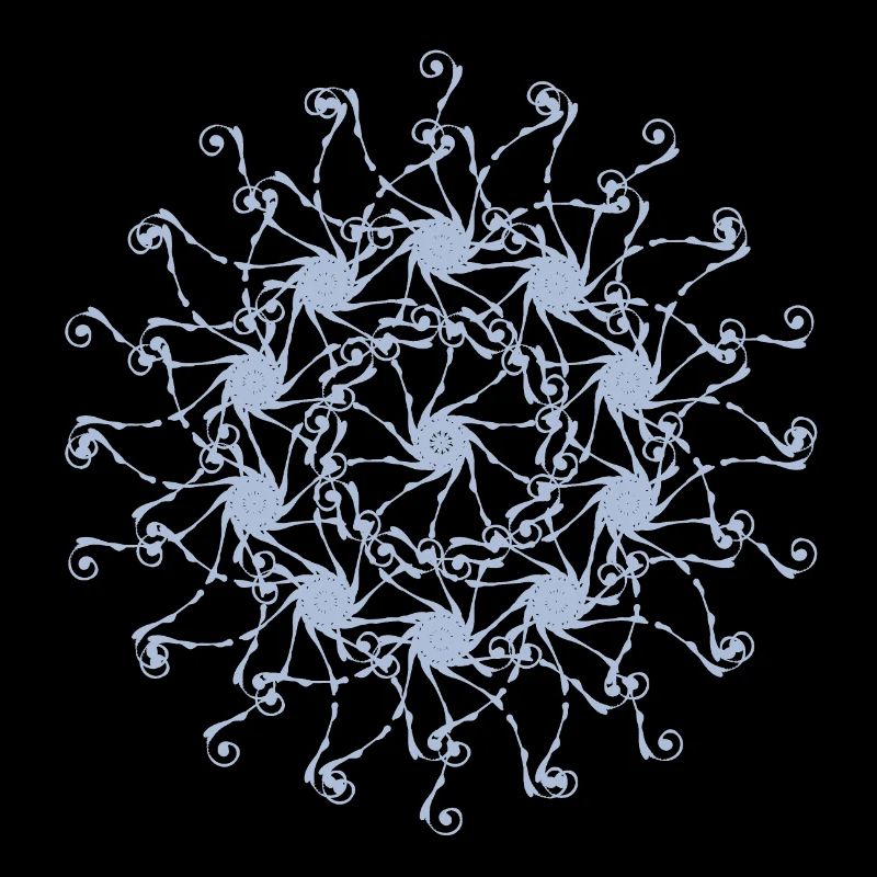 Mandala | Random patterns rotated