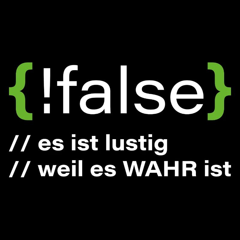 false - Funny programmer saying