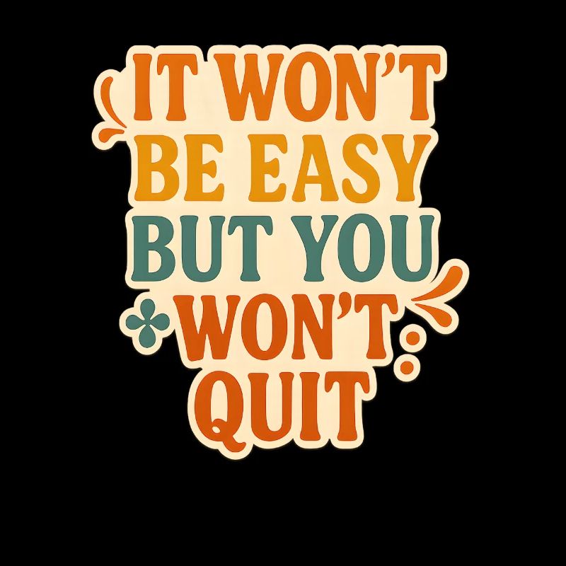 Conception typographique de motivation persistante