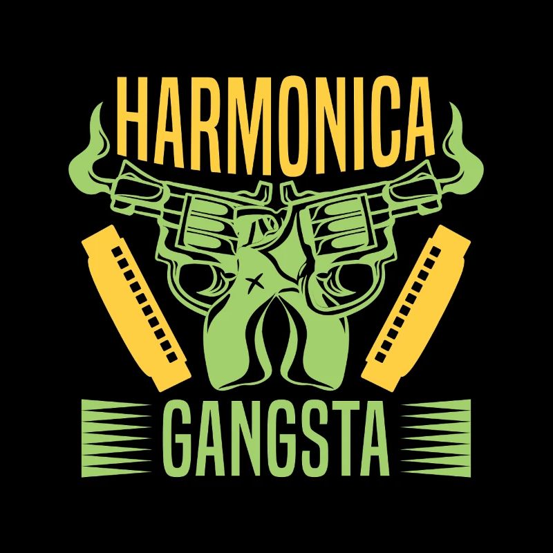 Drôle d’harmonica Harmonica Gangsta Harmonica