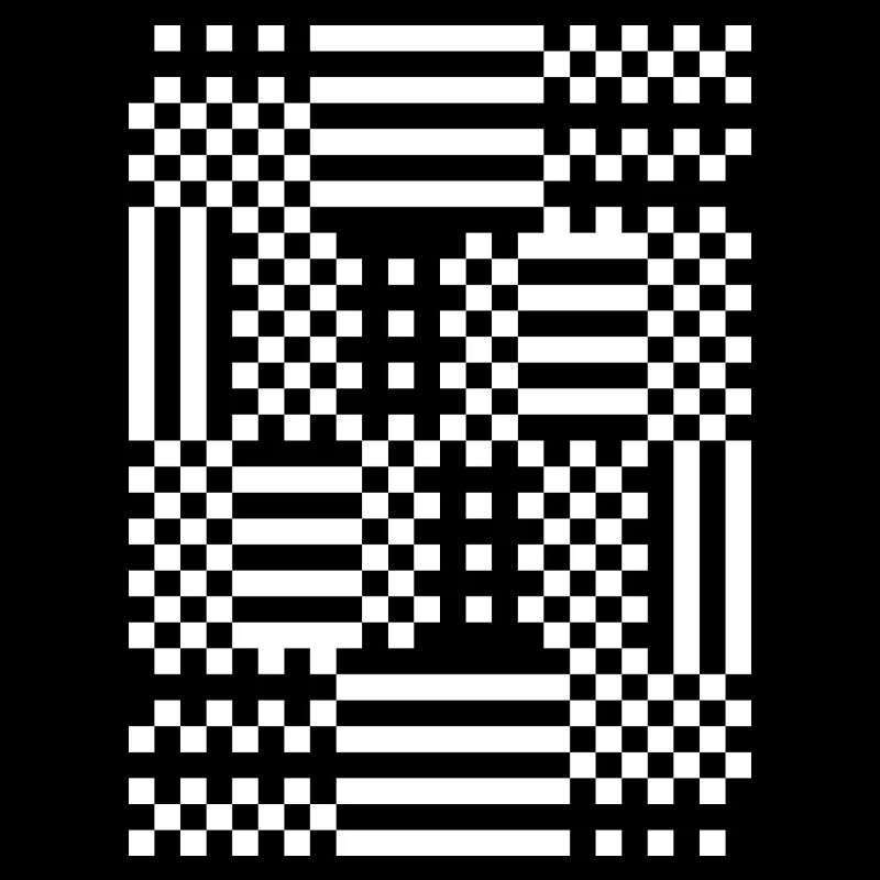 GridFlux Monochrome Optical Pattern