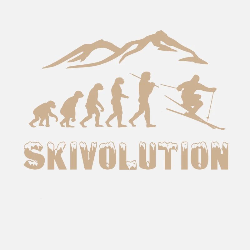 Ski Evolution Skifahrer Schnee Winter