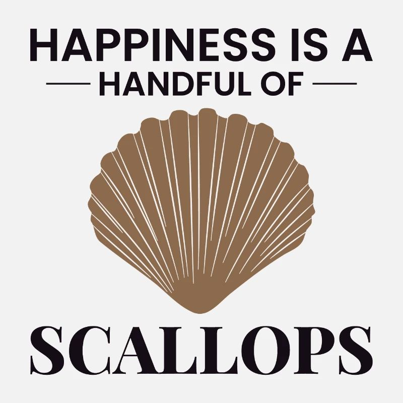 Scallop Seashells Collector Beachcomber Shellfish