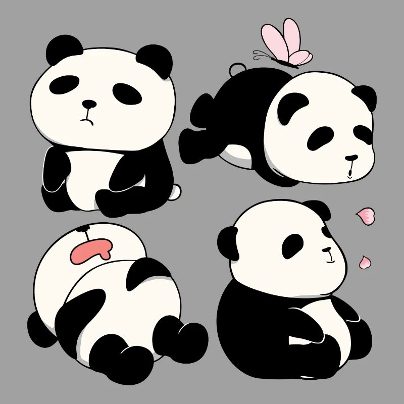 Chubby Panda Bears