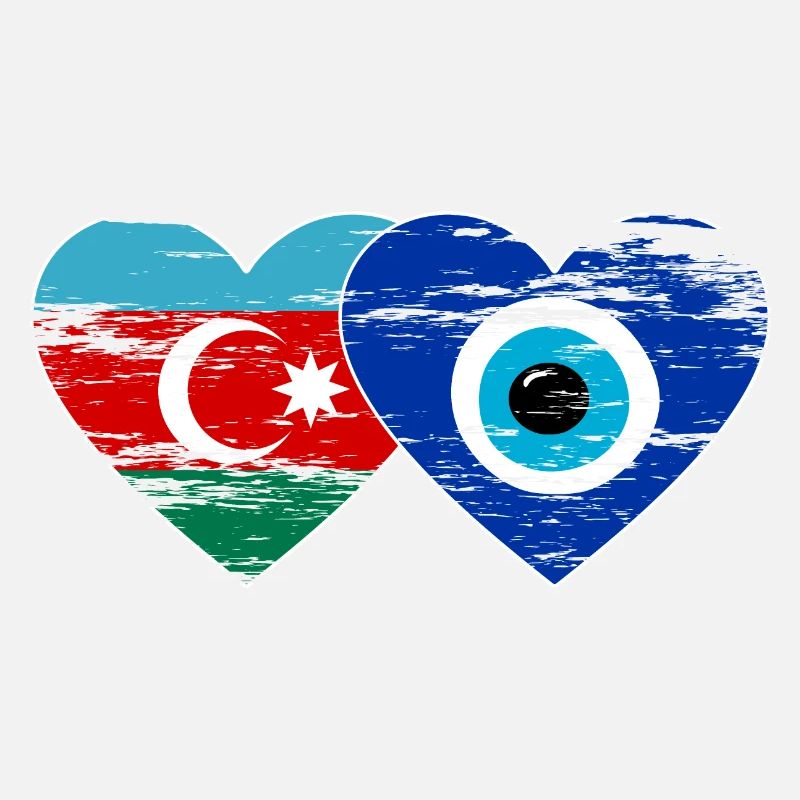 Azerbaïdjan Nazar drapeau perlé utilisé