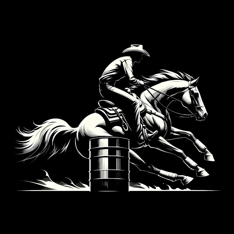 Barrel Racing Dynamism