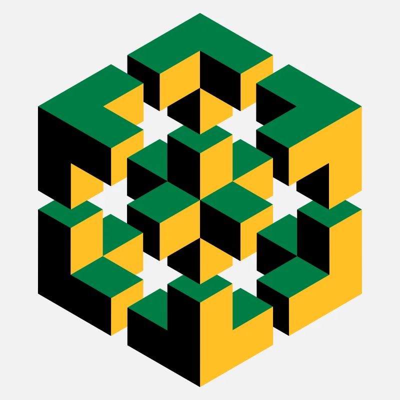 Figure impossible imagination géométrie cube Escher