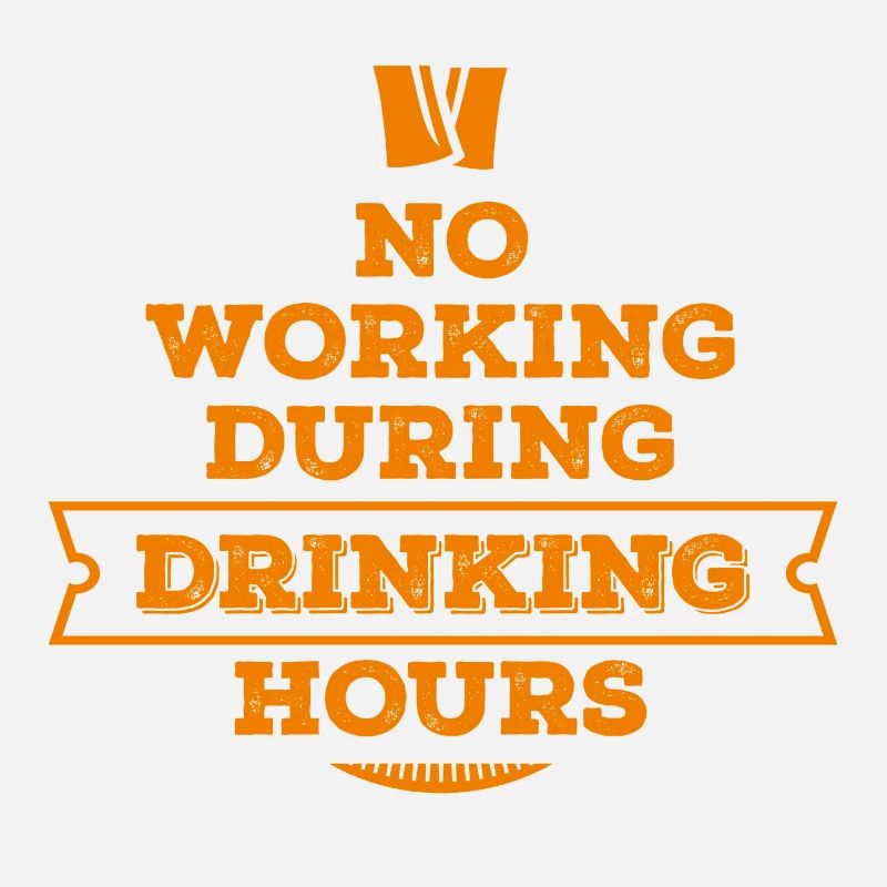 no working during drinking hour Freizeit Bierpause