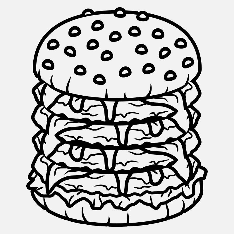 conception haute multiple hamburger cool hamburger
