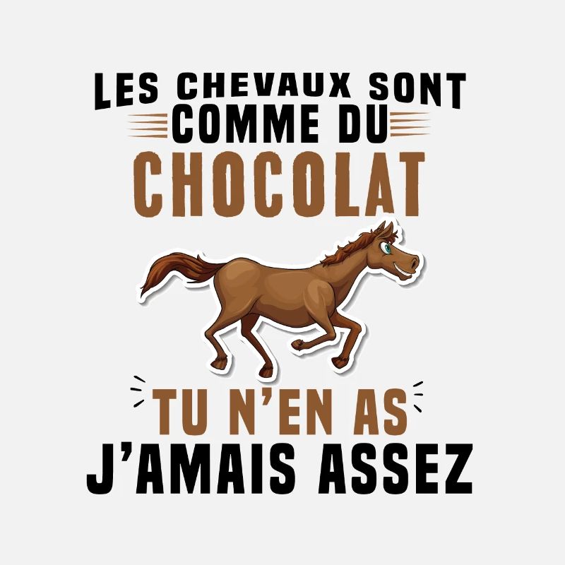 Les chevaux sont comme du chocolat