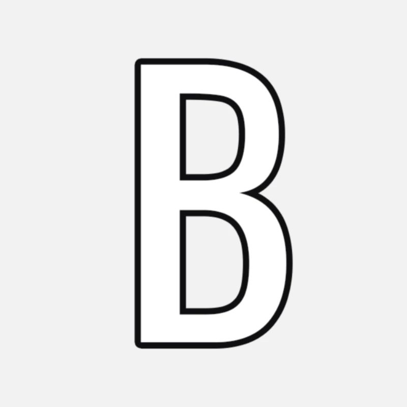 B