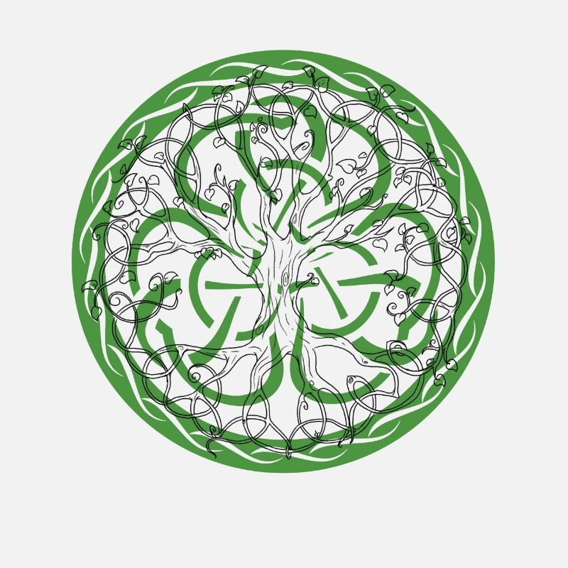 Celtic Ireland Viking Celtic Knot Pattern Tree