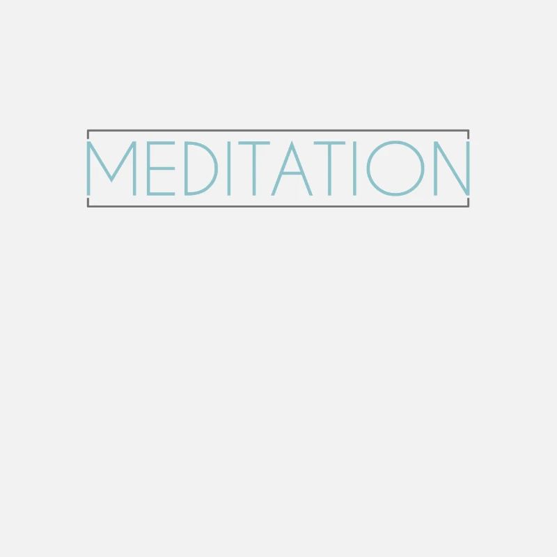 Lettrage de méditation